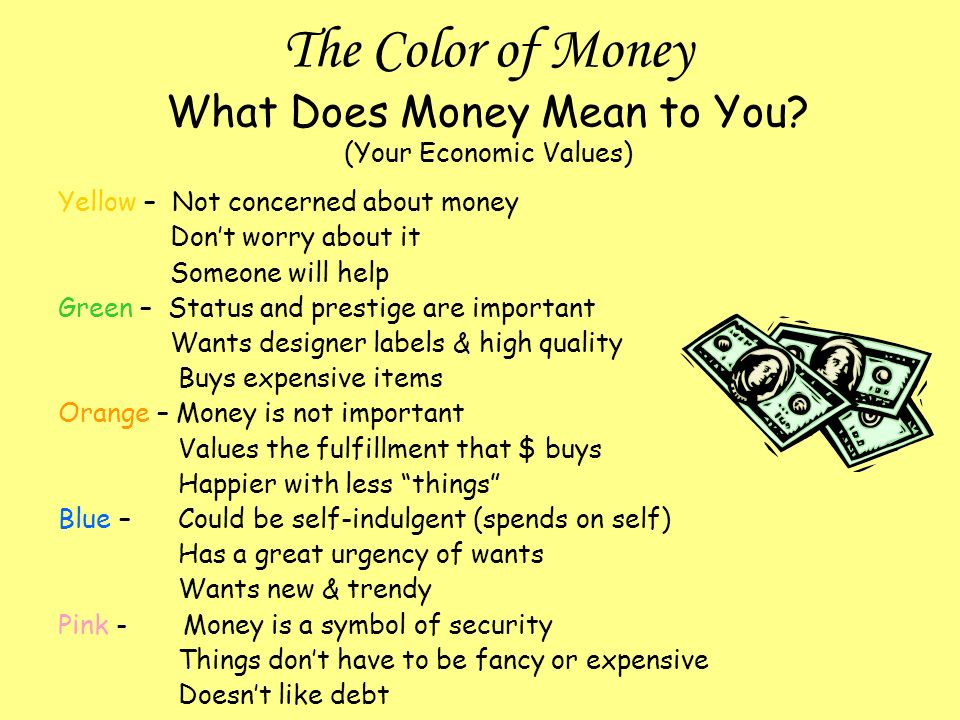 The Color Of Money I What Would You Do If You Won $1,000? (Share Answers)  Many Of Us Have Different Answers. Some Of You Would Blow It. Some Would  Save. - Ppt