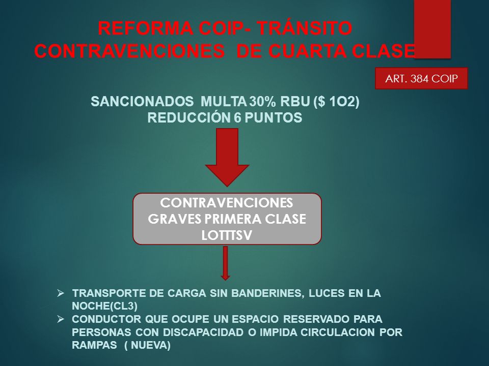 Reformas De Transito En El Nuevo Codigo Organico Integral Penal