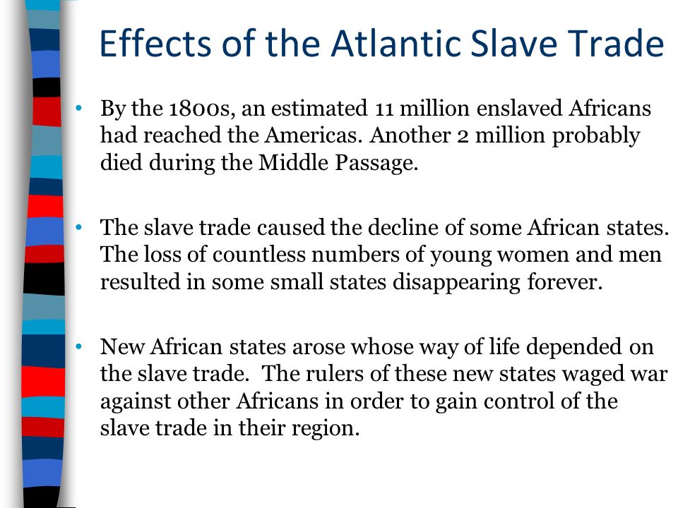 Effects of the Atlantic Slave Trade