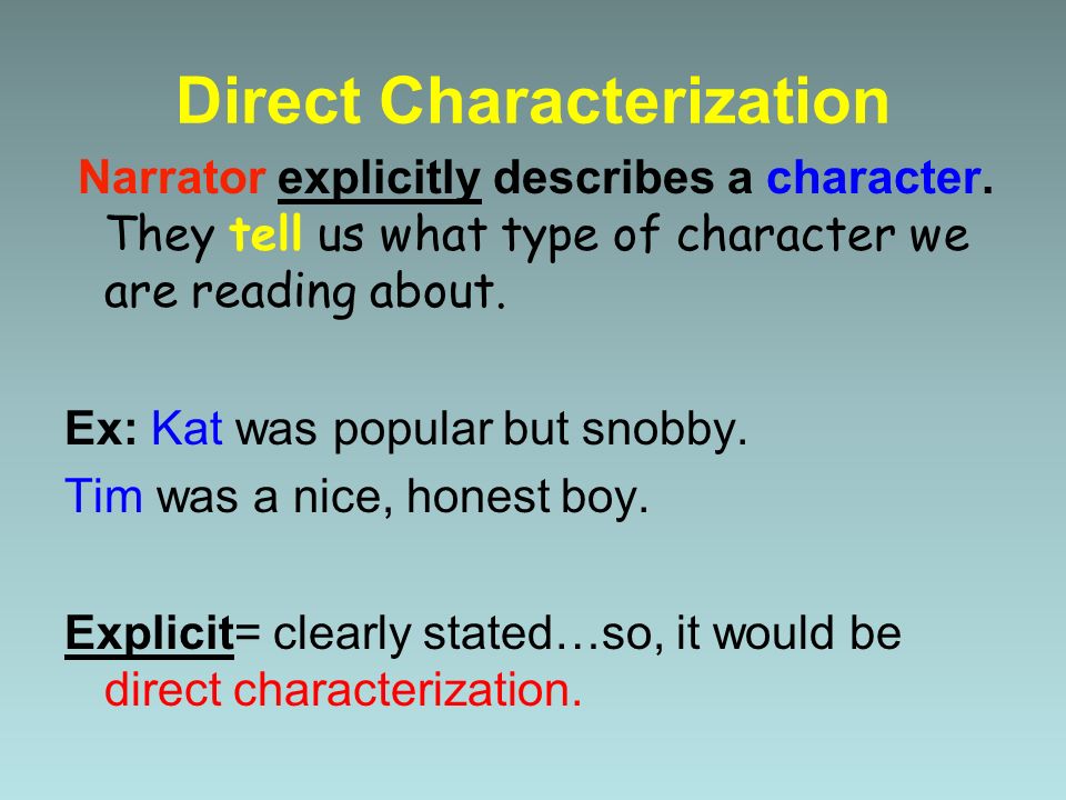 direct presentation definition