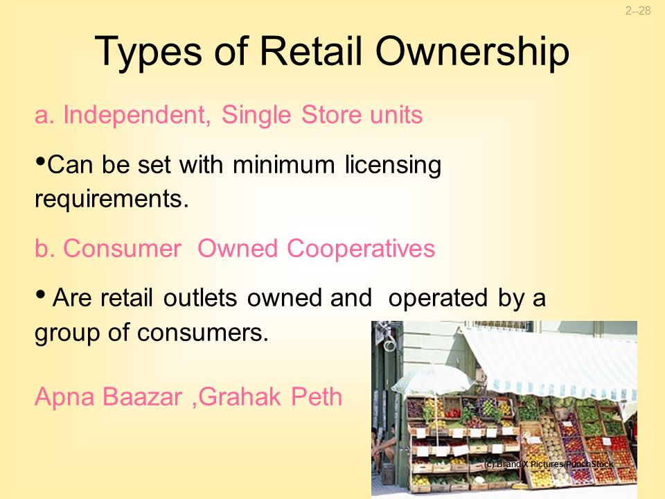 classification of retail formats
