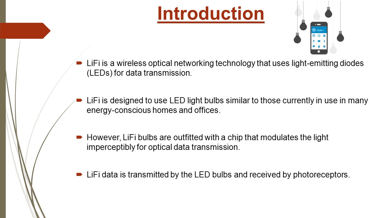 Li Fi Technology Ppt Video Online Download