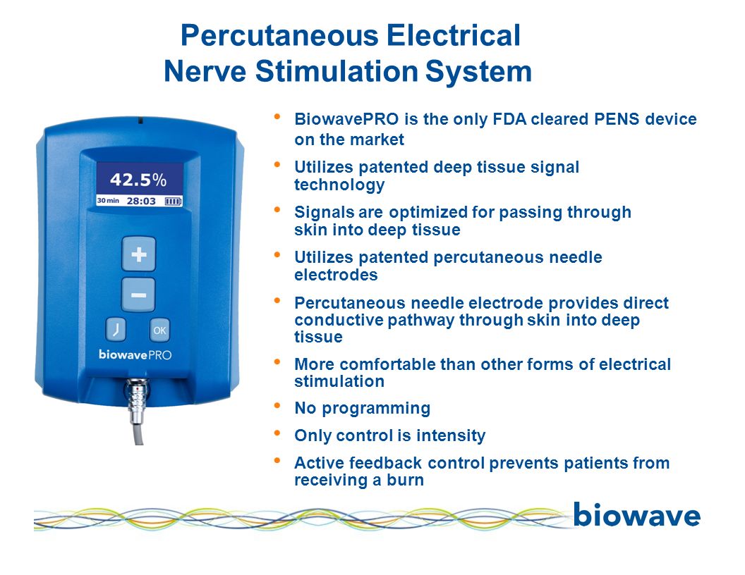 Percutaneous Electrical Nerve Stimulation System - ppt download