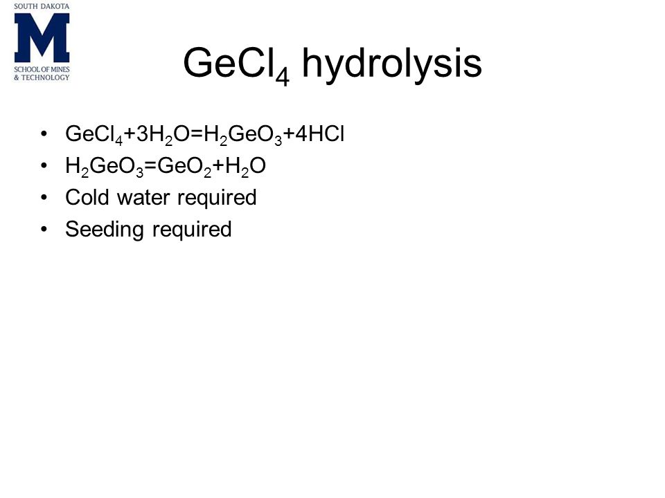 Recent developments in hydrometallurgical recovery of germanium - ppt video  online download