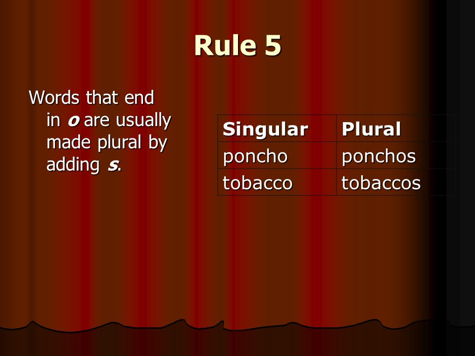 Plural Rules. ppt video download