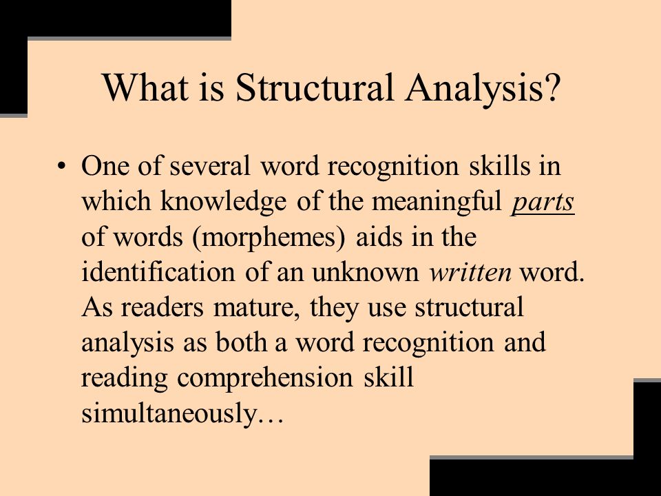 Structural Analysis in Reading Aspects, Examples & Importance