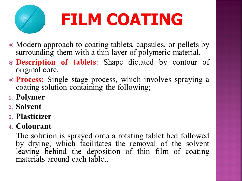 Tablet coating T.SHIVAKUMAR B.PHARMACY - ppt video online download