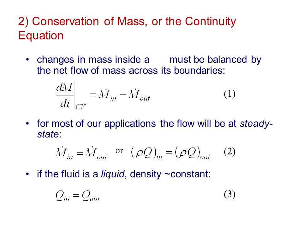 Fundamental (First) Principles of Fluid Mechanics - ppt video online  download