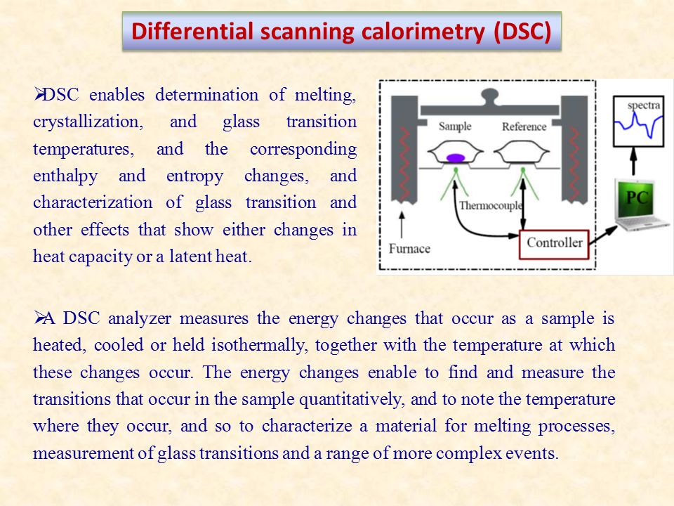 Differential scanning calorimetry (DSC)