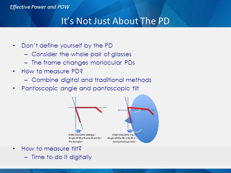 Shouldn't Lens Effective Power Be Equal to Your Prescription - ppt download