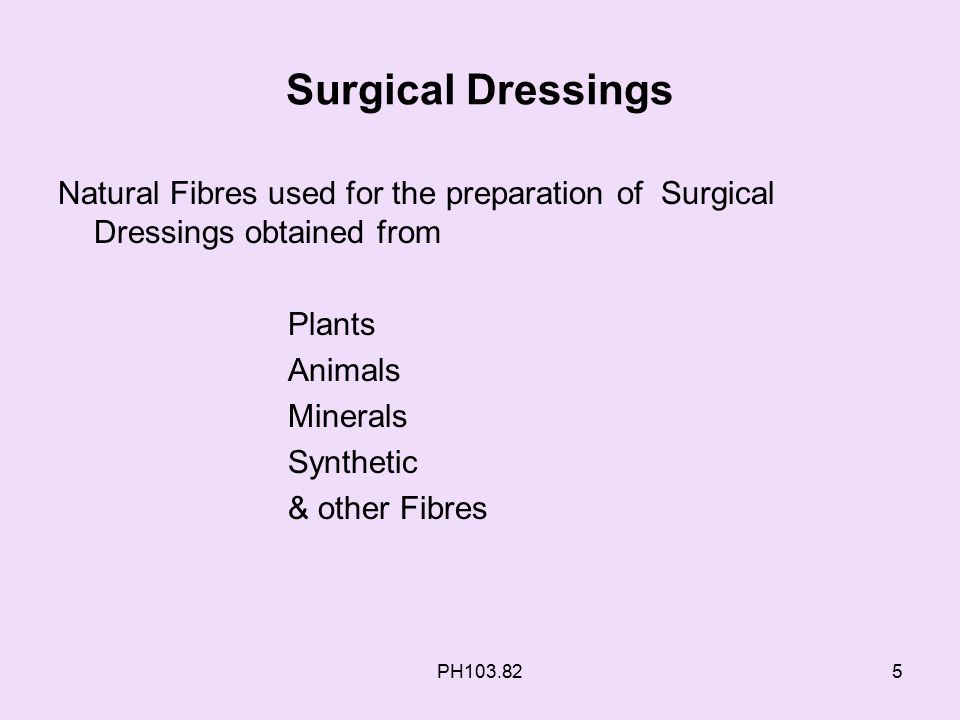 define dressings
