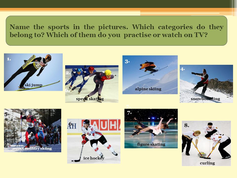 Sports And Games Different Types Of Sport My Favourite Sport Ppt Download