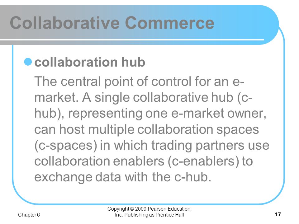 Collaborative Commerce