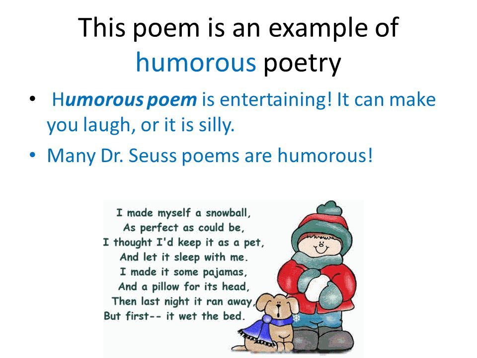Types of Poems. - ppt video online download