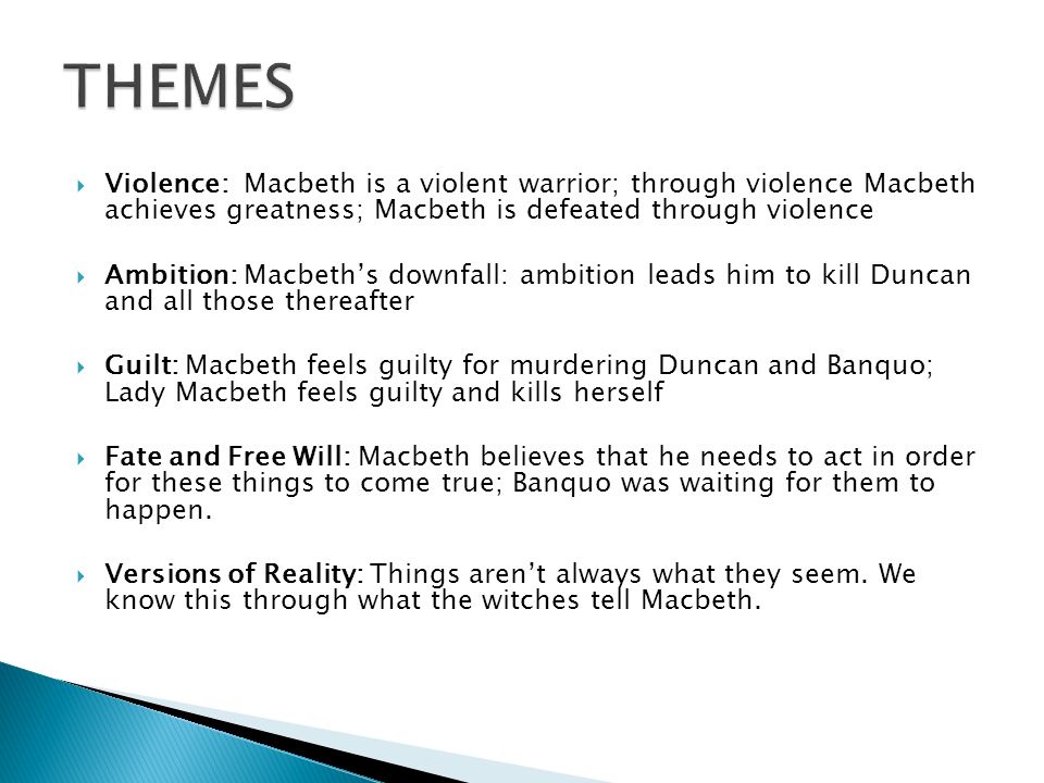 guilt and conscience in macbeth