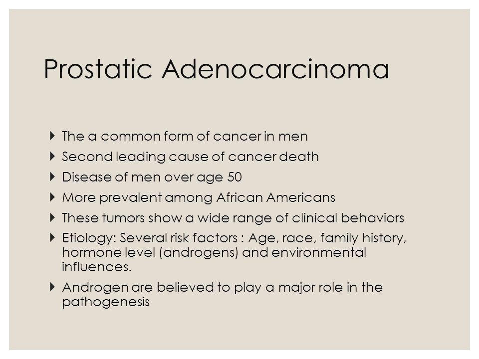 prostate cancer pathology ppt)