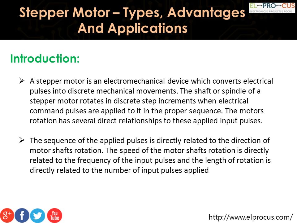 Stepper Motor – Types, Advantages And Applications - ppt video online  download