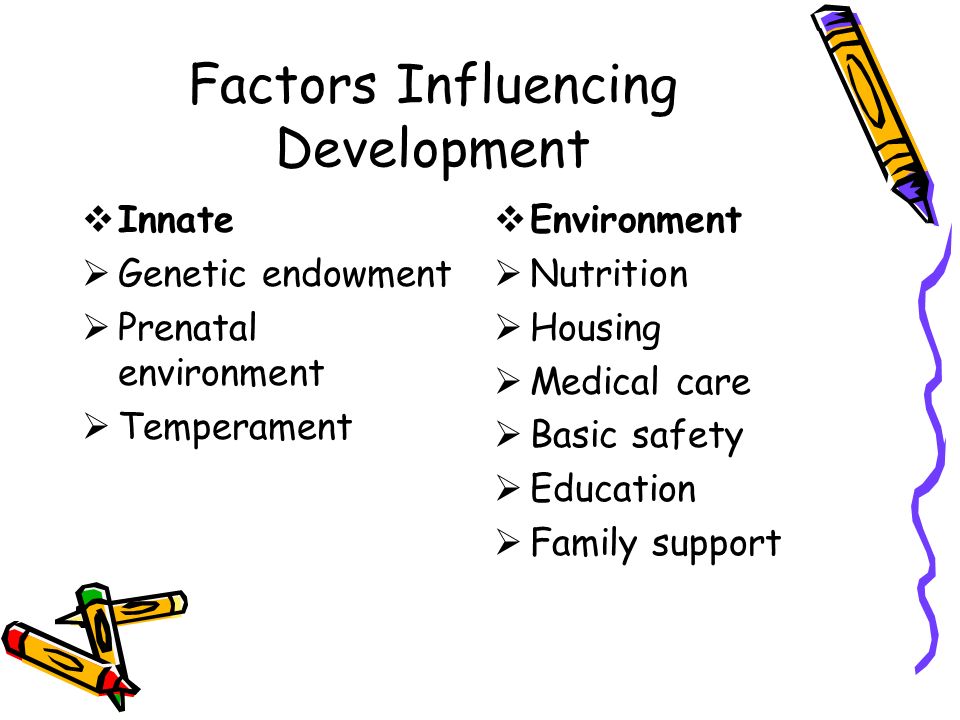 nurture factors influencing child development