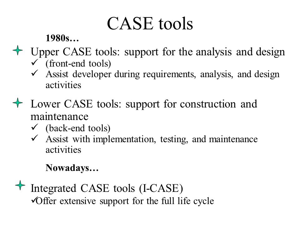 CASE (Computer-Aided Software Engineering) Tools - ppt video online download