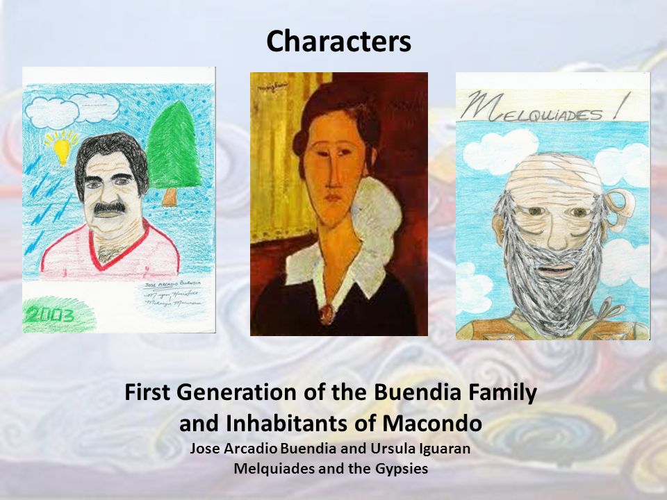 Characters First Generation of the Buendia Family