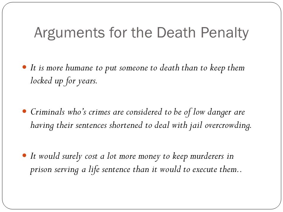 do you agree with the death penalty essay