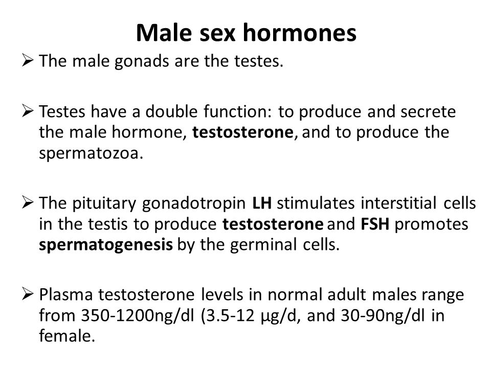 Sex Hormone Synthesis, Regulation, And Function