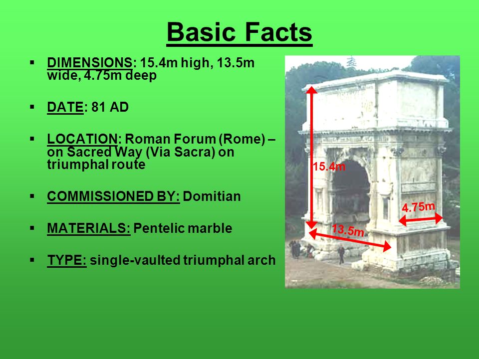 The Arch Of Titus Ppt Video Online Download
