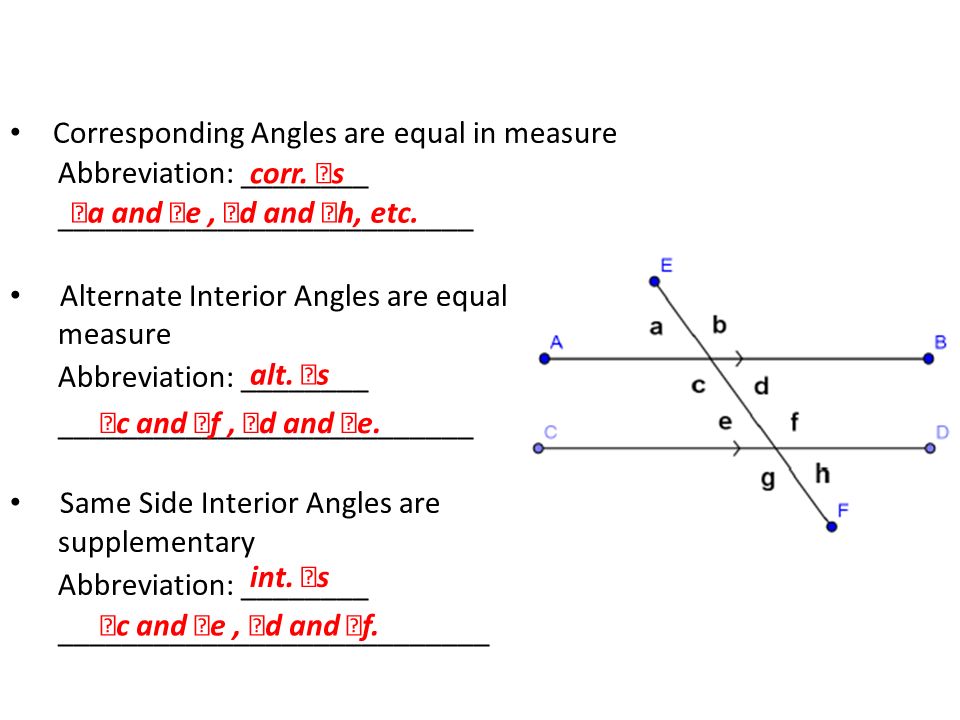 Solve For Unknown Angles Transversals Ppt Download