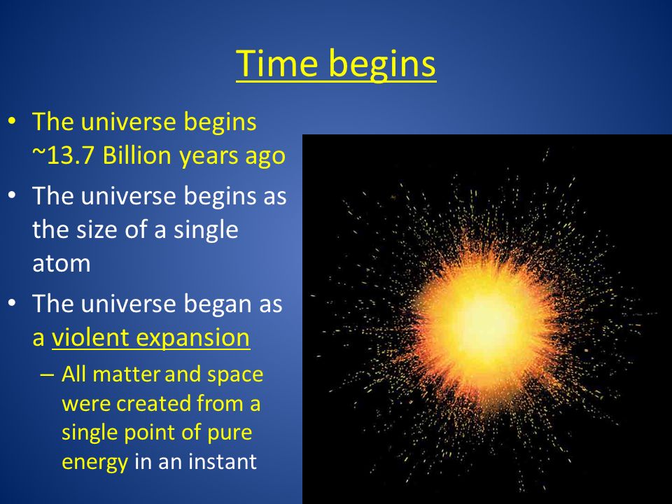 The Big Bang Theory Origin of the Universe. - ppt video online download