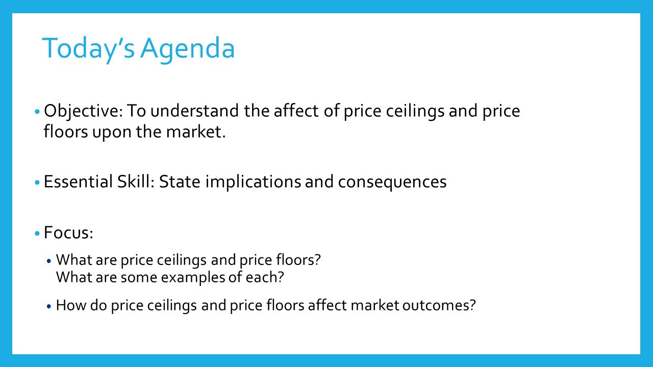 Price Ceilings And Price Floors Worksheet Answers Promotiontablecovers