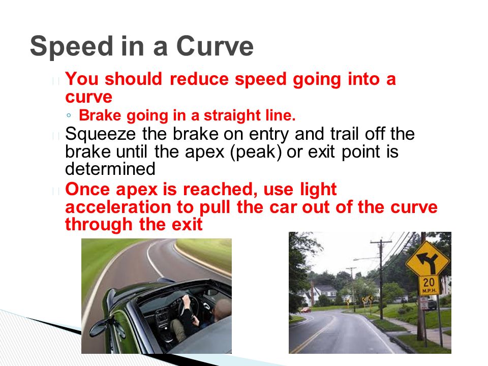 Changing Lanes Passing Hills Curves Ppt Download
