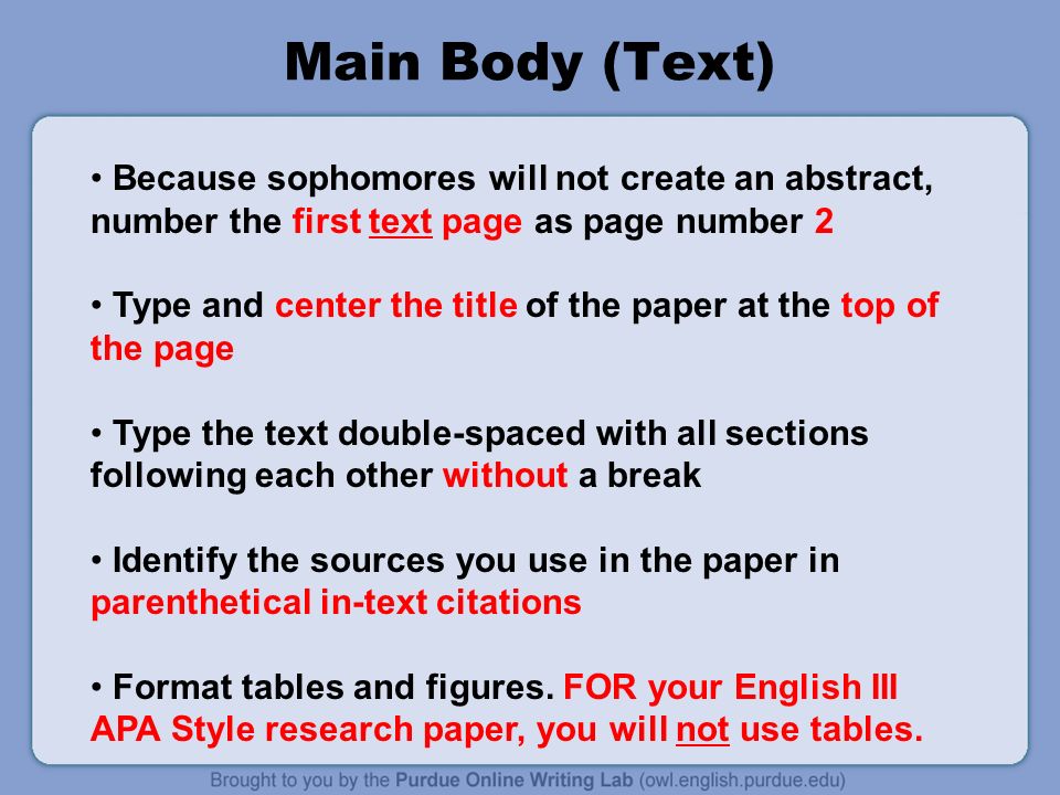 Apa Formatting And Style Guide Ppt Download