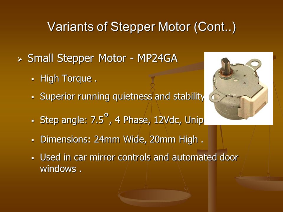 Types of Stepper Motors - ppt download