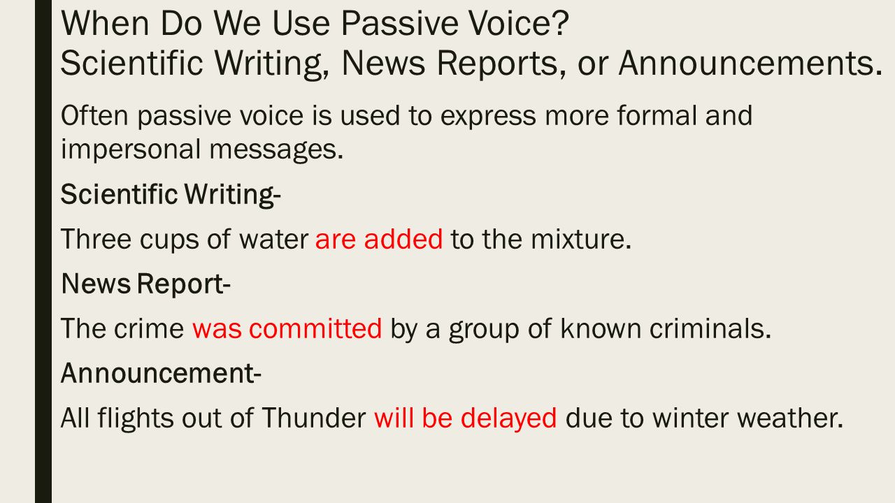 Lesson 13 Passive Voice. - ppt video online download