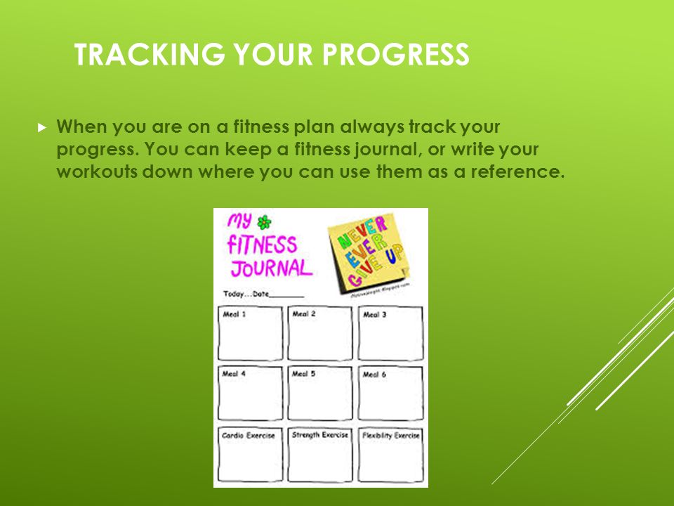 Tracking your Progress