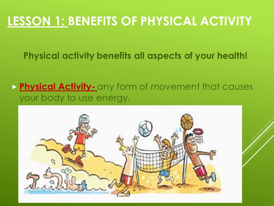 Lesson 1: Benefits of Physical Activity