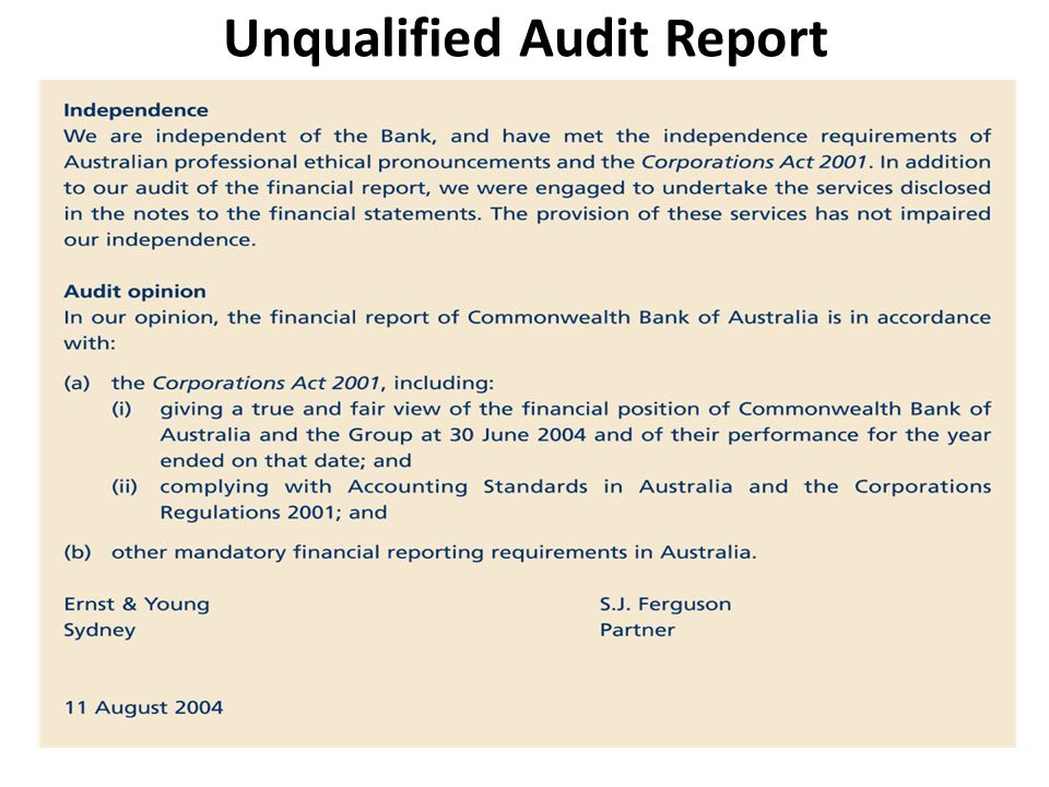 materiality and audit reporting report opinion ppt video online download section 8 company balance sheet negative assurance