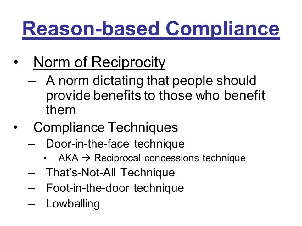 Discuss The Use Of Two Compliance Techniques Ppt Video