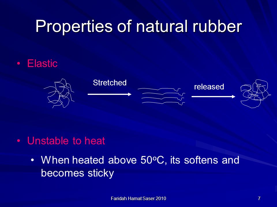 NATURAL RUBBER Natural Polymer Polymer Monomer Natural Rubber - ppt video  online download