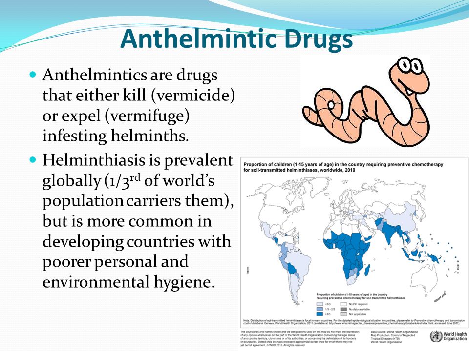anthelmintic meaning in medical