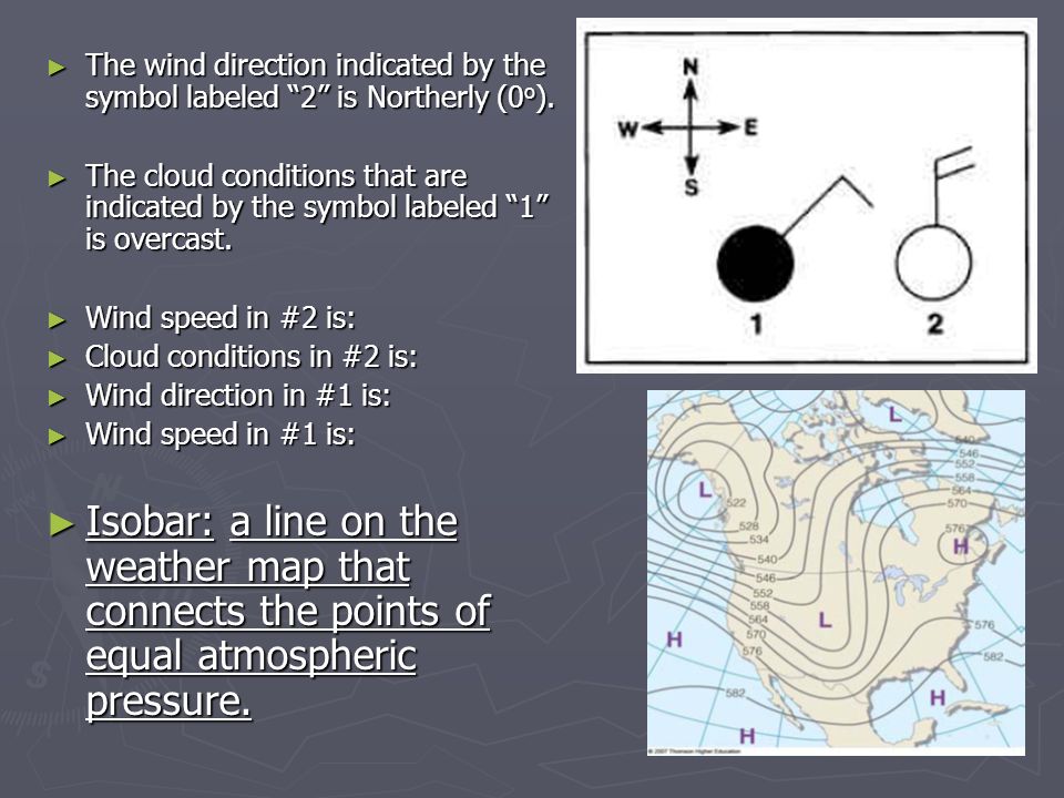 How Is Wind Direction Indicated On A Weather Map