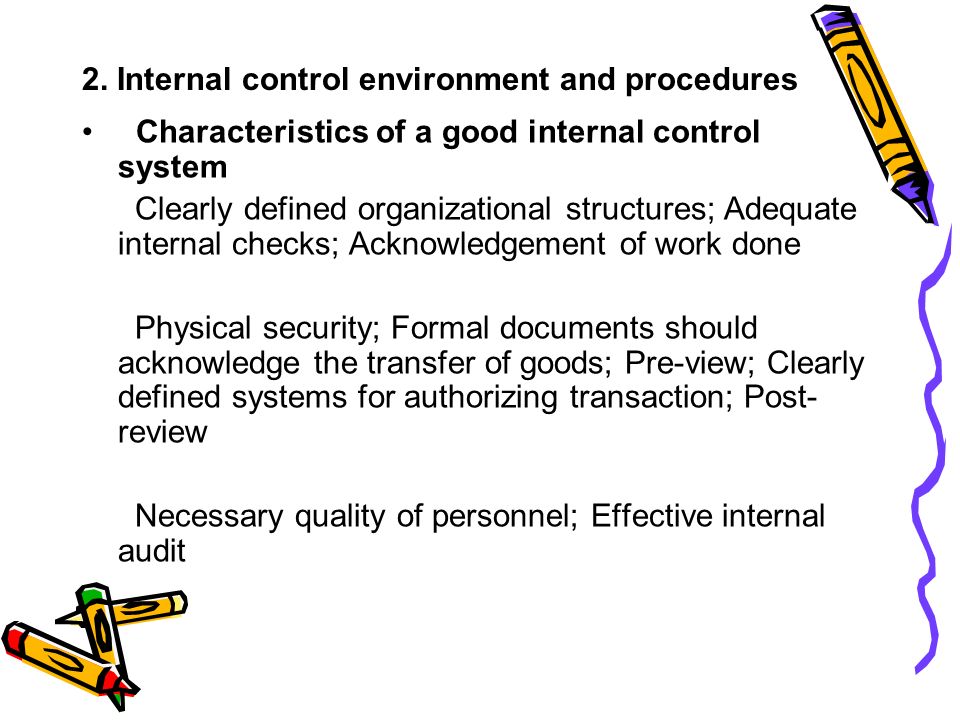 what is internal check system