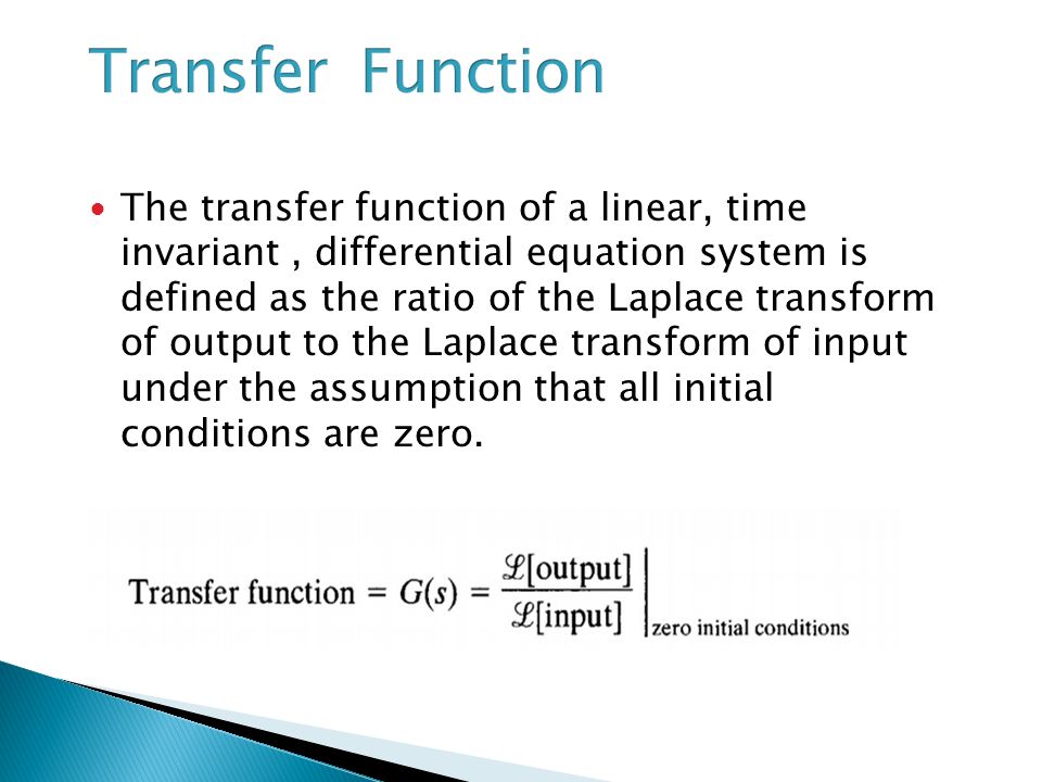 "Transfer function" "simplest". Pendulum transfer function. Linear time invariant. Function problems.