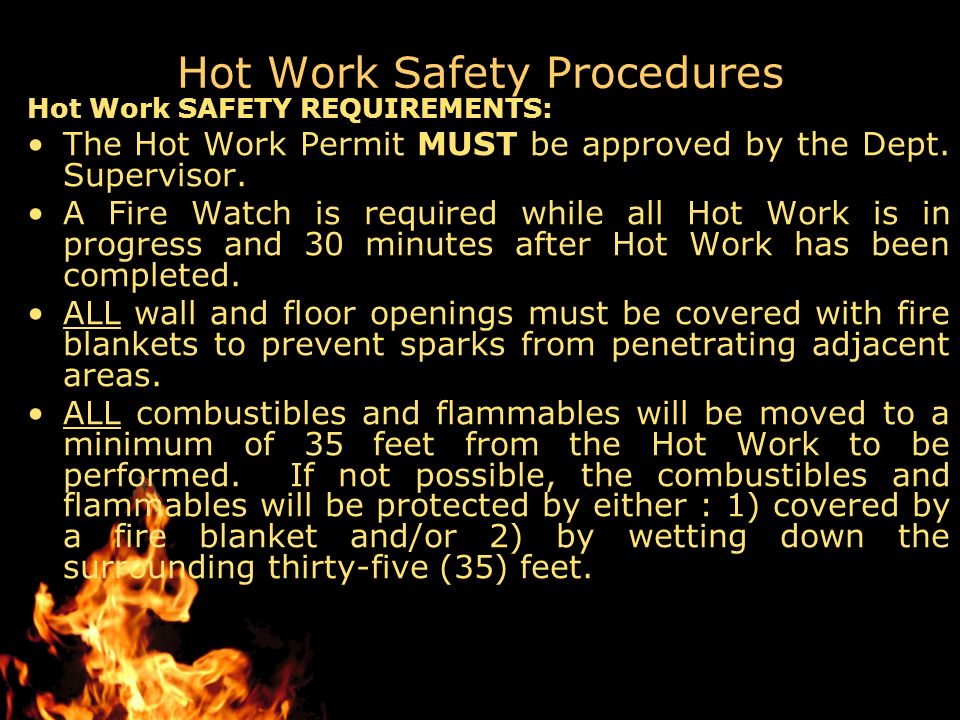 hot work safety