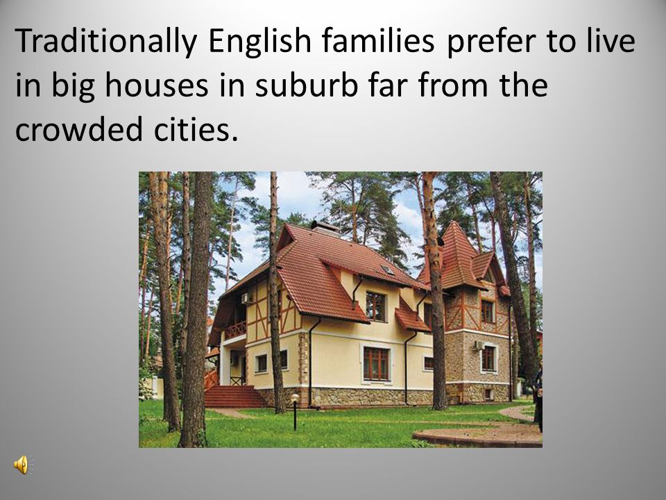 Английские дома презентация