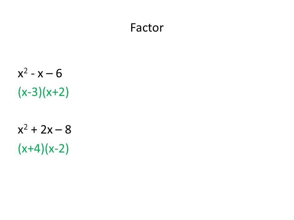 Algebra 2 Cc Section 2 2 Solve Quadratic Equations By Factoring Ppt Video Online Download
