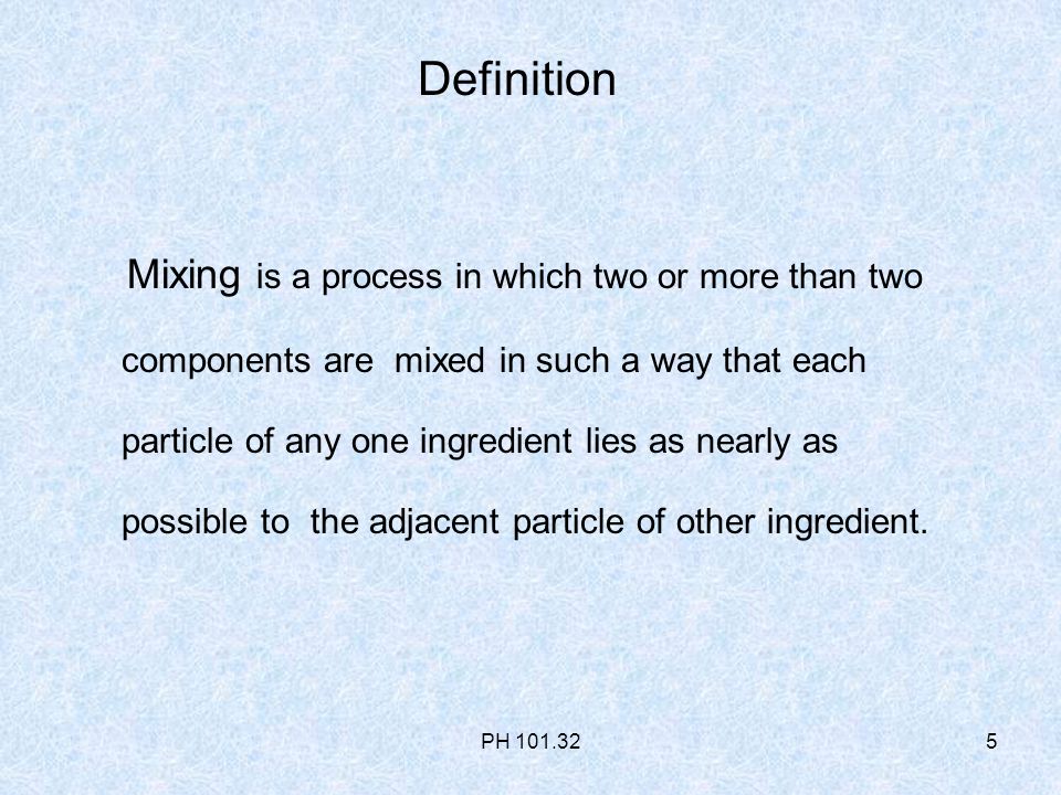 Objectives Definition of mixing Objectives of Mixing Types of Mixtures -  ppt video online download