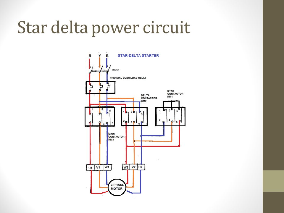 Star Delta Starter Y D Starter Power Control And Wiring