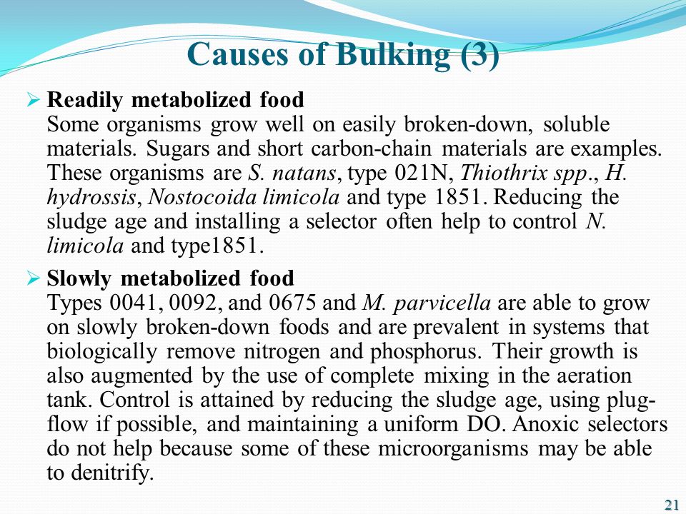 Bulking Control Jae K. (Jim) Park, Professor - ppt video online