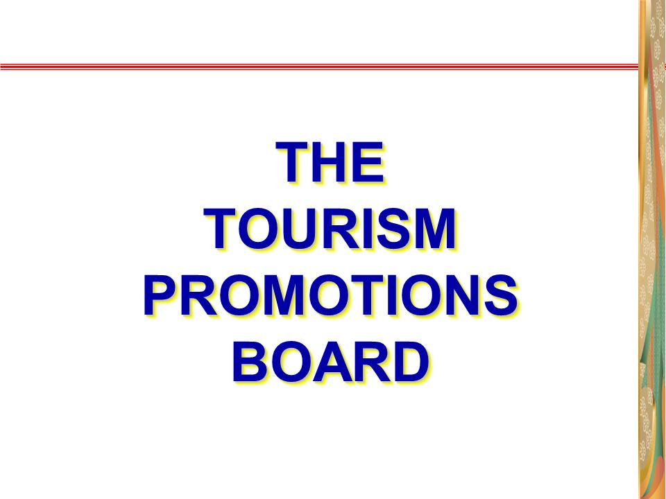 Tourism Promotions Board Organizational Chart